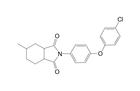 1H-isoindole-1,3(2H)-dione, 2-[4-(4-chlorophenoxy)phenyl]hexahydro-5-methyl-