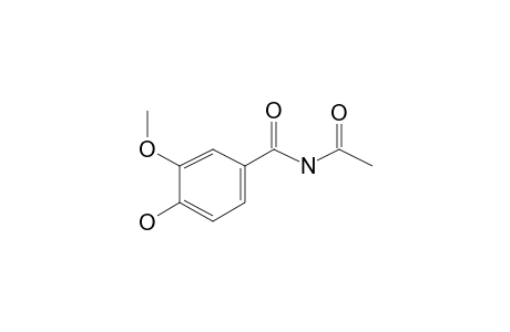 Benzoic acid amide, N-acetyl-4-hydroxy-3-methoxy-