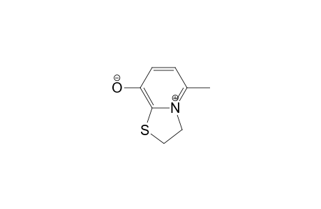 Thiazolo[3,2-a]pyridinium, 2,3-dihydro-8-hydroxy-5-methyl-, hydroxide, inner salt