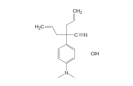 2-ALLYL-2-[p-(DIMETHYLAMINO)PHENYL]-4-PENTENENITRILE, HYDROCHLORIDE