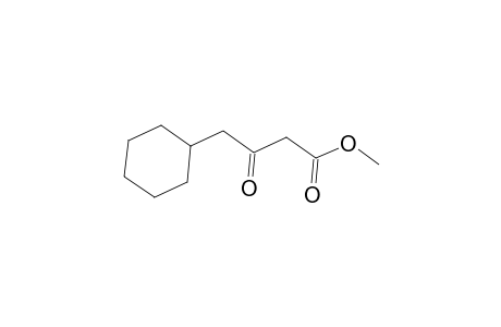 Cyclohexanebutanoic acid, .beta.-oxo-, methyl ester