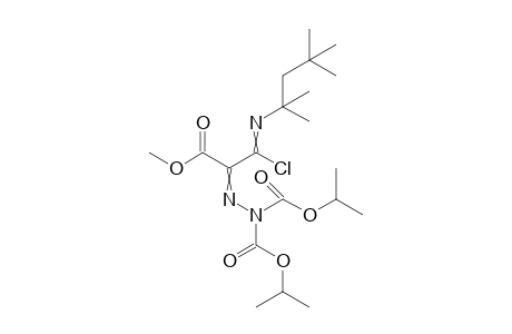 Bis(1-methylethyl) 2-{2-Chloro-1-(methoxycarbonyl)-2-[(1,1,3,3-tetramethylbutyl)imino]ethylidene}hydrazine-1,1-dicarboxylate