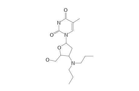 Tetrahydrofuran, 2-hydroxymethyl-3-dipropylamino-5-(3'-uracil)