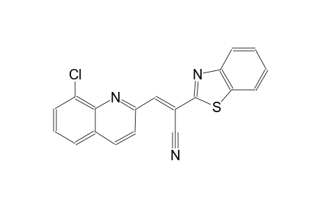 2-benzothiazoleacetonitrile, alpha-[(8-chloro-2-quinolinyl)methylene]-