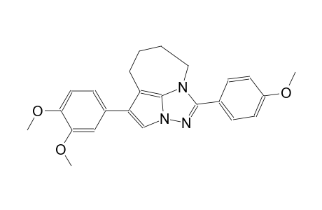 4-(3,4-Dimethoxy-phenyl)-1-(4-methoxy-phenyl)-5,6,7,8-tetrahydro-2,2a,8a-triaza-cyclopenta[cd]azulene