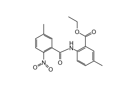 6-(6-nitro-m-toluamido)-m-toluic acid, ethyl ester