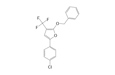 2-BENZYLOXY-5-(4-CHLOROPHENYL)-3-TRIFLUOROMETHYLFURAN