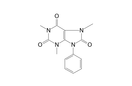 9-phenyl-1,3,7-trimethyluric acid