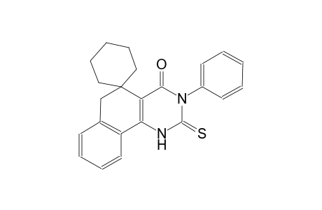 3-phenyl-2-sulfanylidene-2,3,4,6-tetrahydro-1H-spiro[benzo[f]isoquinoline-5,1'-cyclohexan]-4-one