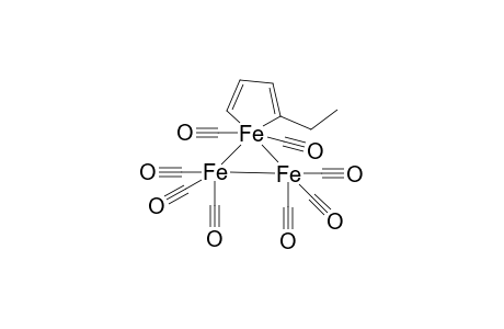 Hexacarbonyl(dicarbonyl(2-ethylferracyclopentadiene))diiron