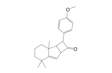 5-(p-Anisyl)-7,11,11-trimethyltricyclo[5.4.0.0(3,6)]undec-1-ene-4-one