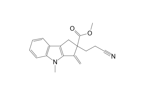 2-(2-cyanoethyl)-4-methyl-3-methylene-1H-cyclopenta[b]indole-2-carboxylic acid methyl ester
