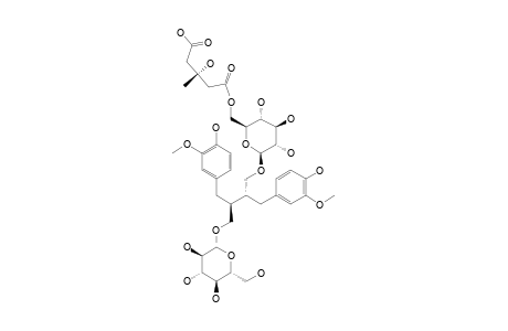 6A-HMG-SDG;6A-HYDROXYMETHYLGLUTARYL-SECOISOLARICIRESINOL-DIGLUCOSIDE