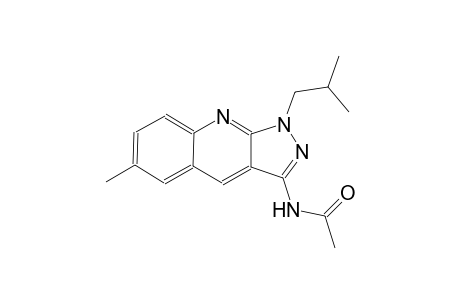 N-(1-isobutyl-6-methyl-1H-pyrazolo[3,4-b]quinolin-3-yl)acetamide