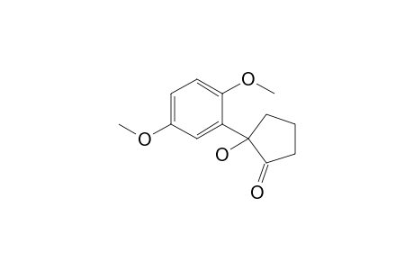 2-Hydroxy-2-(2,5-dimethoxyphenyl)cyclopentanone