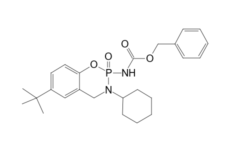 2-BENZYLCARBAMATO-6-(1,1-DIMETHYLETHYL)-3-CYCLOHEXYL-3,4-DIHYDRO-2H-1,3,2-BENZOXAZAPHOSPHORINE-2-OXIDE