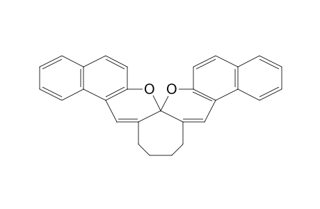 Dinaphtho[1,2-e:1',2'-e']cyclohepta[1,2-b:1,7-b']dipyran, 6,7,8,9-tetrahydro-