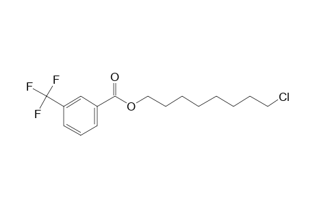 3-Trifluoromethylbenzoic acid, 8-chlorooctyl ester