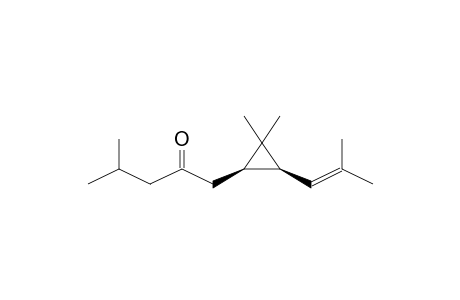 CIS-2,2-DIMETHYL-3-(2-METHYL-1-PROPENYL)-1-(4-METHYL-2-OXOPENTYL)CYCLOPROPANE