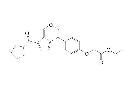 [4-(7-Cyclopentanecarbonylcyclopenta[d][1,2]oxazin-4-yl)phenoxy]acetic acid ethyl ester