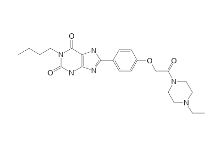 1-BUTYL-8-[4-[(4-ETHYLPIPERAZIN-1-YL)-2-OXOETHOXY]-PHENYL]-XANTHINE