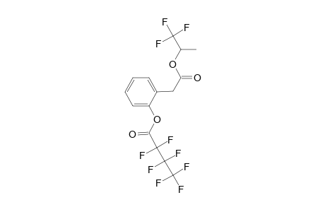 2-Hydroxyphenylacetic acid, o-heptafluorobutyryl-, 1,1,1-trifluoro-2-propyl ester