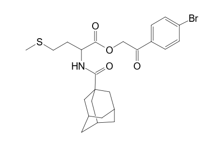 2-(4-Bromophenyl)-2-oxoethyl 2-[(1-adamantylcarbonyl)amino]-4-(methylsulfanyl)butanoate