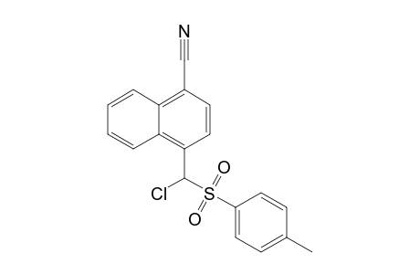 4-[Chloro(p-tolylsulfonyl)methyl]-1-naphthonitrile