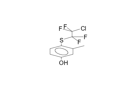 4-(2-CHLORO-1,1,2,2-TETRAFLUOROETHYLTHIO)-3-METHYLPHENOL