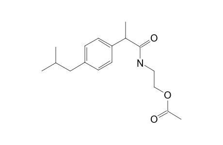 N-(2-Acetyloxyethyl)-2-(4-isobutylphenyl)propanamide