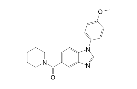 (1-(4-Methoxyphenyl)-1H-benzo[D]imidazol-5-yl)(piperidin-1-yl)methanone