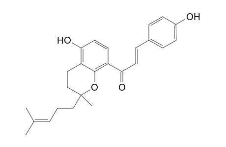 2',3'-[2-METHYL-2-(4-METHYL-3-PENTENYL)-DIHYDROPYRANE]-4,4'-DIHYDROXYCHALCONE;XANTHOANGELOL-I
