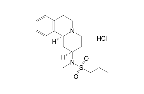 N-(1,3,4,6,7,11b α-Hexahydro-2H-benzo[a]quinolizin-2 β-yl)-N-methyl-1-propanesulfonamide, monohydrochloride