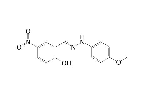 Benzaldehyde, 2-hydroxy-5-nitro-, 4-methoxyphenylhydrazone