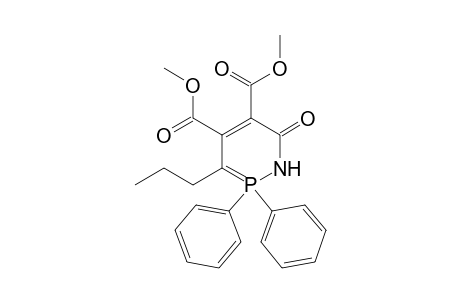 1H-2,2-Diphenyl-4,5-dimethoxycarbonyl-3-propyl-1,2-azaphosphinin-6-one