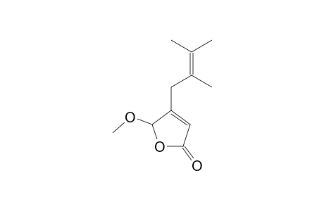 2(5H)-Furanone, 4-(2,3-dimethyl-2-buten-4-yl)-5-methoxy-