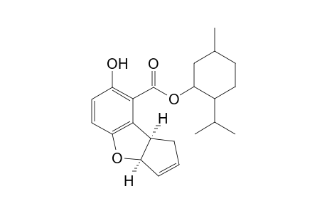 (1'R,2'S,5"S,3aR*,8bR*)-(-)-Menthyl 7-hydroxy-1H-cyclopenta[b]benzofuran-8-carboxylate