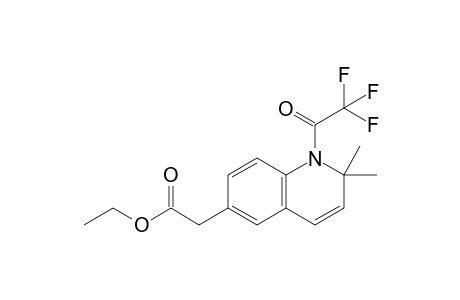 Ethyl 2-(2,2-Dimethyl-1-trifluoroacetyl-1,2-dihydro-6-quinolyl)acetate