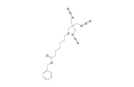 7-(2-AZIDO-2,2-BIS-AZIDOMETHYLPROPOXY)-HEPTANOIC-ACID-BENZYLESTER