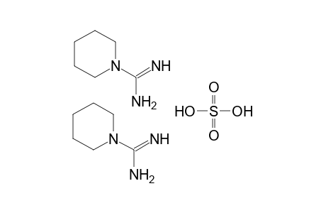 1-piperidinecarboxamidine, sulfate(2:1)