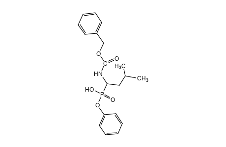 (3-methyl-1-phosphonobutyl)carbamic acid, C-benzyl phenyl ester