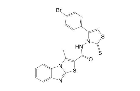 3-Methylthiazolo[3,2-a]benzimidazole-2-carboxylic acid [4-(4-bromophenyl)-2-thioxothiazol-3-yl]amide