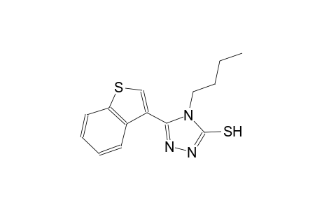 5-(1-benzothien-3-yl)-4-butyl-4H-1,2,4-triazole-3-thiol