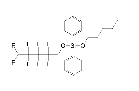 Silane, diphenylhexyloxy(2,2,3,3,4,4,5,5-octafluoropentyloxy)-