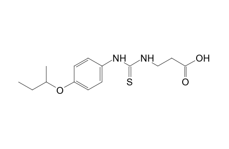 3-[3-(p-sec-butoxyphenyl)-2-thioureido]propionic acid