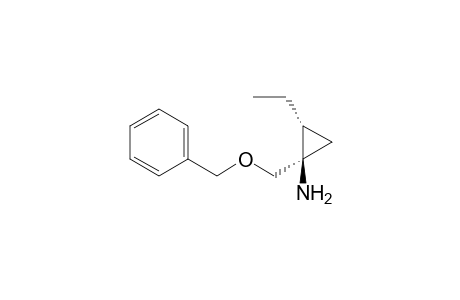 (1R,2R)-1-[(benzyloxy)methyl]-2-ethylcyclopropanamine