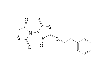 3-(2',4'-Dioxothiazolidin-3'-yl)-5-(2'-methyl-3'-phenylpropenylidene)-2-thioxothiazolidin-4-one