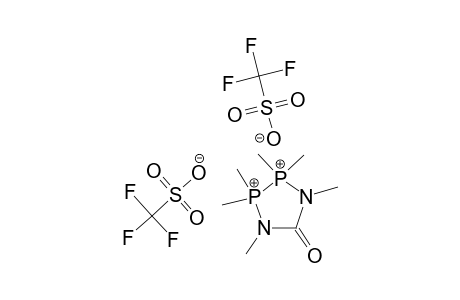 1,2,2,3,3,4-HEXAMETHYL-1,4-DIAZA-2-LAMBDA-(4),3-LAMBDA-(4)-DIPHOSPHONIA-5-CYCLOPENTANONE)-BIS-(TRIFLUOROMETHANESULFONATE)