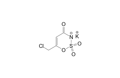 6-(chloromethyl)-1,2,3-oxathiazin-4(3H)-one, potassium salt, 2,2-dioxide