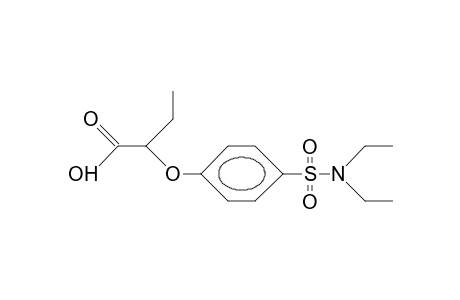 2-(P-Diethylsulfamoyl-phenoxy)-butyric acid